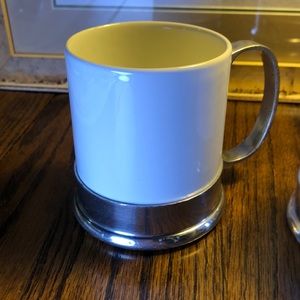 Arte Italica Tuscan Mug Italian Ceramic & Pewter